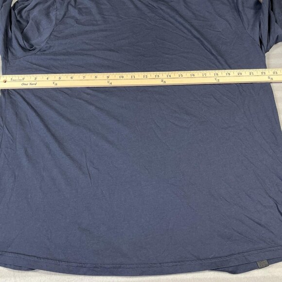 Lahgo Shirt Mens Extra Large Blue Long Sleeve Organic Pima Cotton Made Peru Soft - Picture 3 of 5